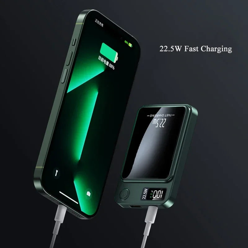 MazarineBee 2024 New 10000mAh Reliable Bank On-The-Go! Green 100000